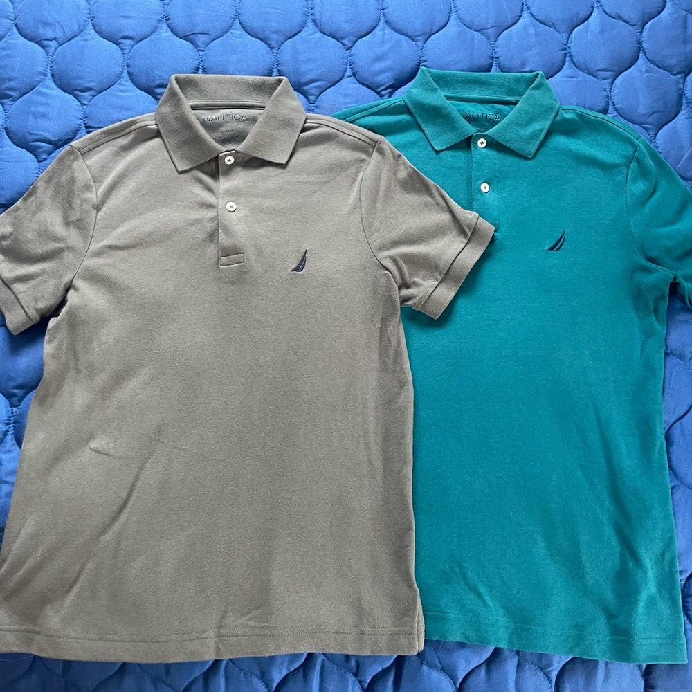 Mens Nautica Slim Polos XS